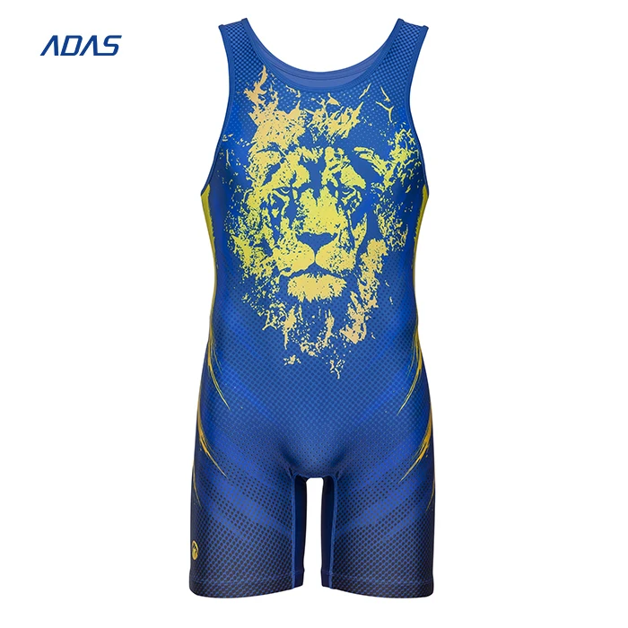 Silky Smooth Stretch Material Wrestling Men Singlet Professional