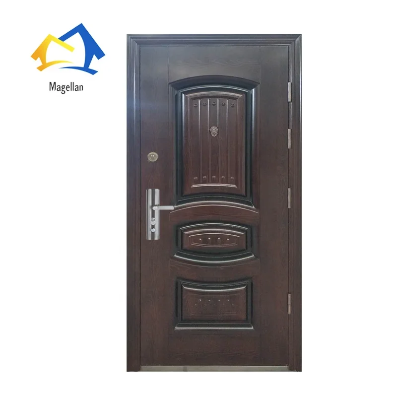 Stainless Steel Front Entry Door Iron Grill Door Designs