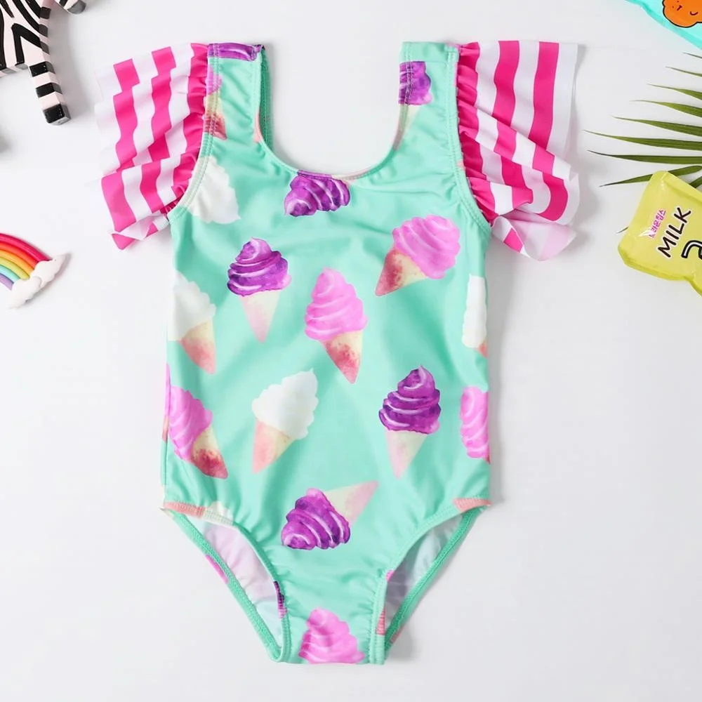 New Products 19 Baby Girl Swimsuit One Piece Bathing Suit Child Swim Baby Bikini Icecream Print Swimwear Baby Buy Baby Bikini Swimwear Baby Baby Girl Swimsuit Product On Alibaba Com