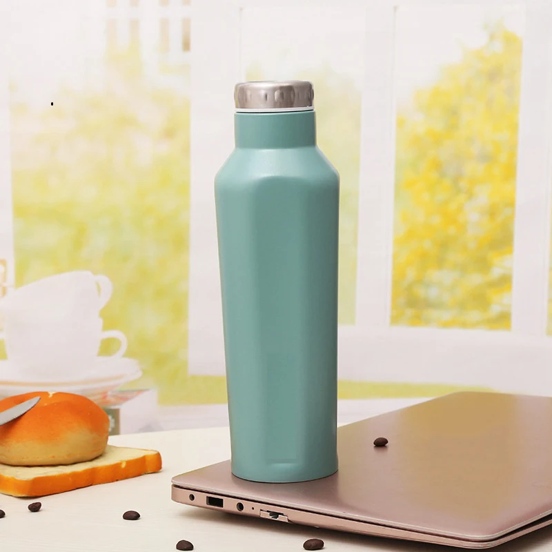 New 2024 Customizing Shape Hexagonal Sports Insulation Nice Large Vacuum Flask