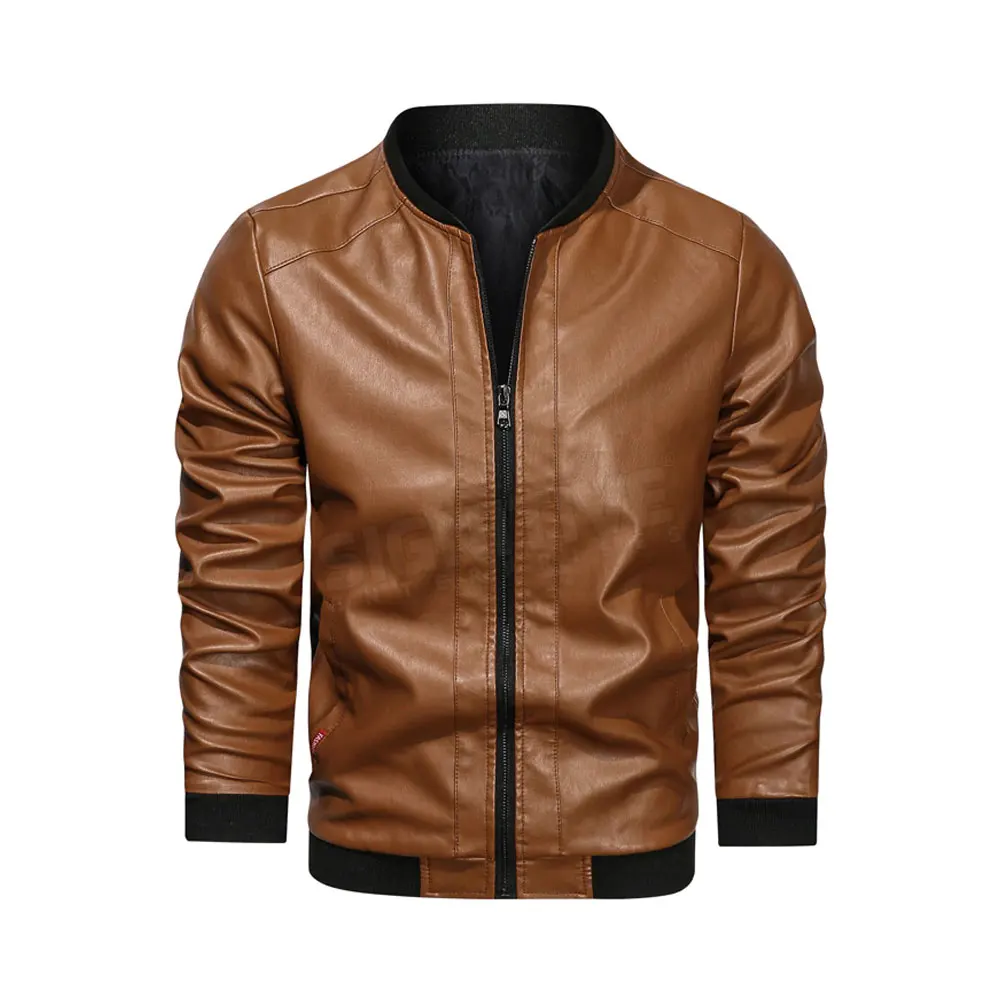 Source Wholesale Price Men Leather Jacket Genuine Leather Plus