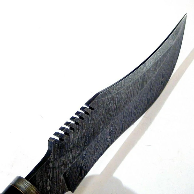 سكين دمشقي صناعة يدوية لأسعار الجملة باكستان Buy Bowie Knives Sharped Razors Good Prices Bowie Hunting Knife Damascus In Cheap Prices Damascus Bowie Knife Include Leather Cover Product On Alibaba Com