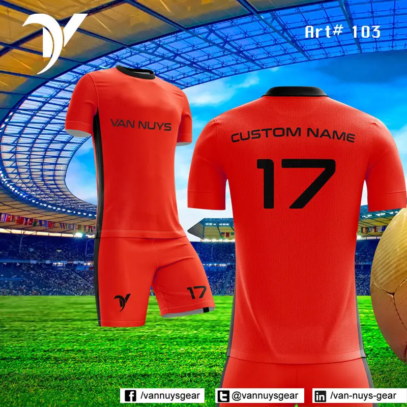 20 CUSTOM TEAM WEAR CLUB FOOTBALL SOCCER UNIFORM KIT SETS JERSEY WHOLESALE