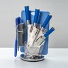 Blue + White Holder