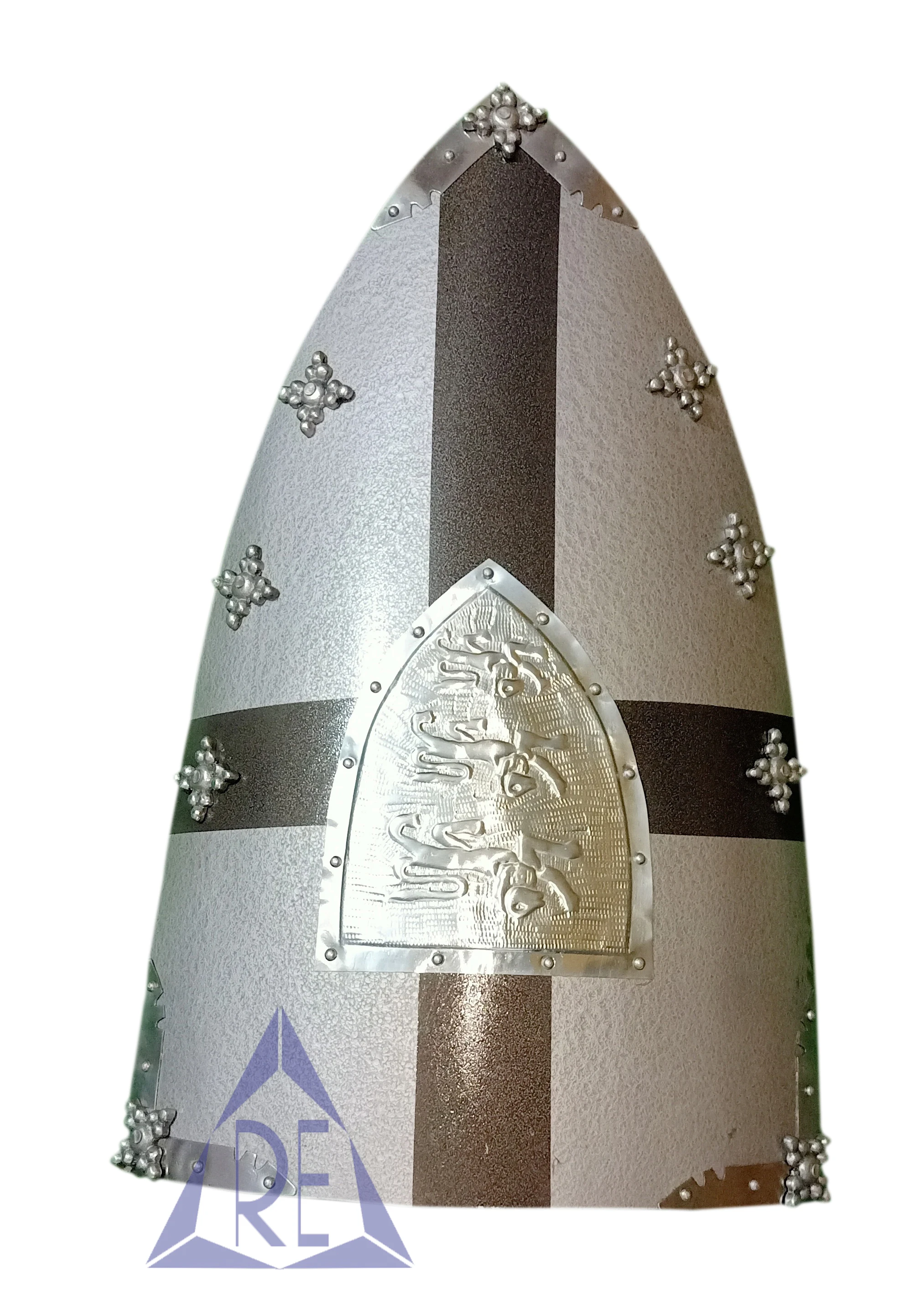 Medieval Knight Crusader Shield with Engraved Design Crusader Shield Handmade Viking Shield for Decor and Gift