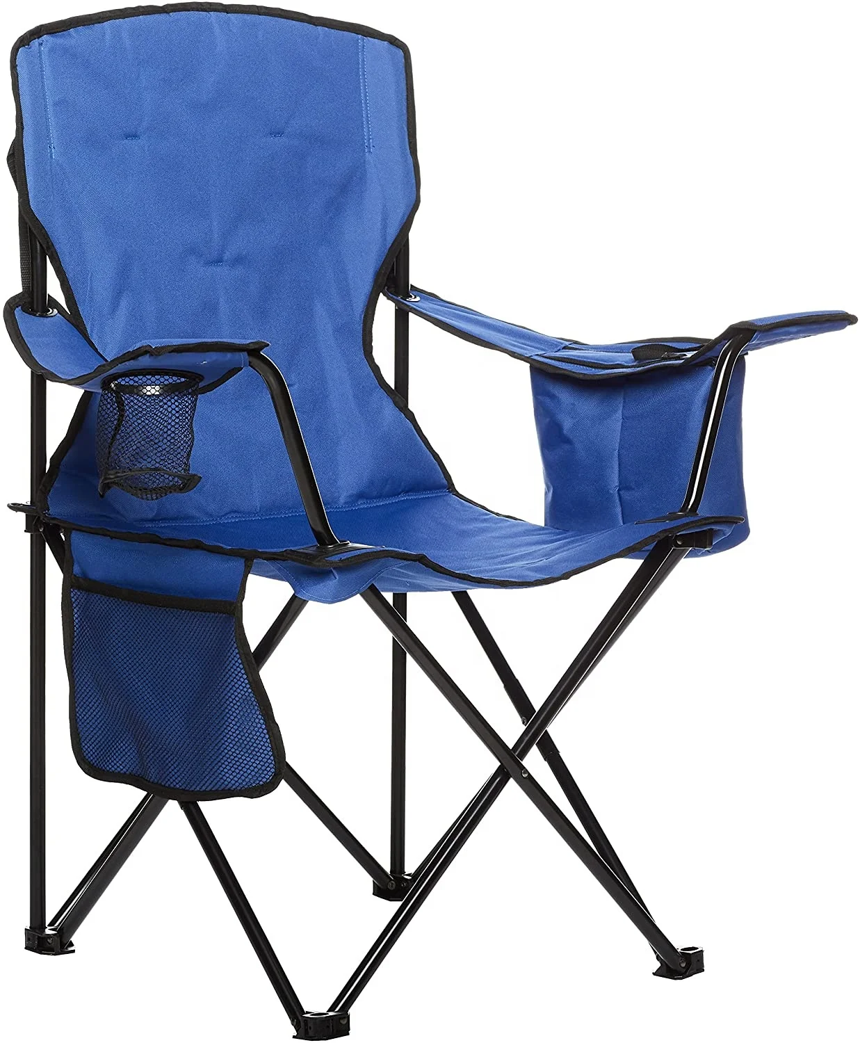 Portable Folding Camping Chair With Cooler Bag