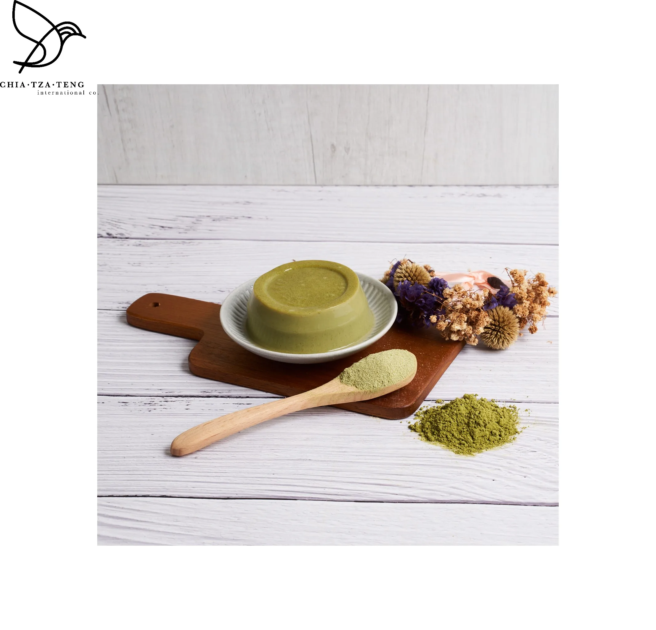 Taiwan Bubble Tea Topping Matcha Pudding Powder