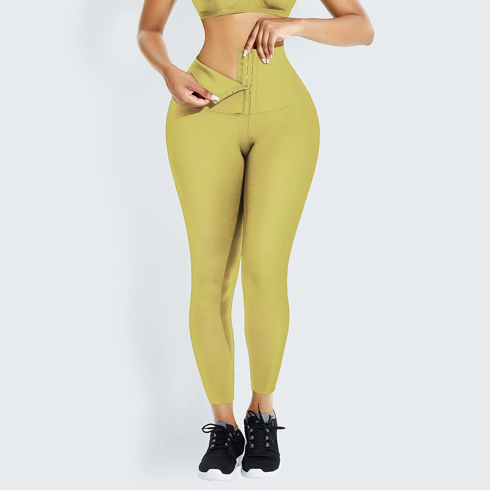 Pastel Yellow Workout Leggings