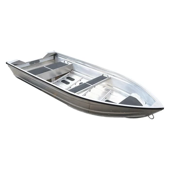 Ecocampor 11ft Small ALL Welded  Hull Aluminum Fishing Lake Boats Fishing Vessel