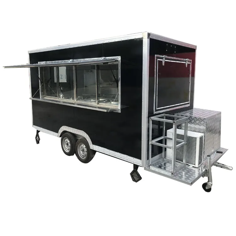 Mobile Shop Trailer Hot Dog Mobile Food Cart Fast Food Kiosk for Sale -  China Food Trailer, Food Cart