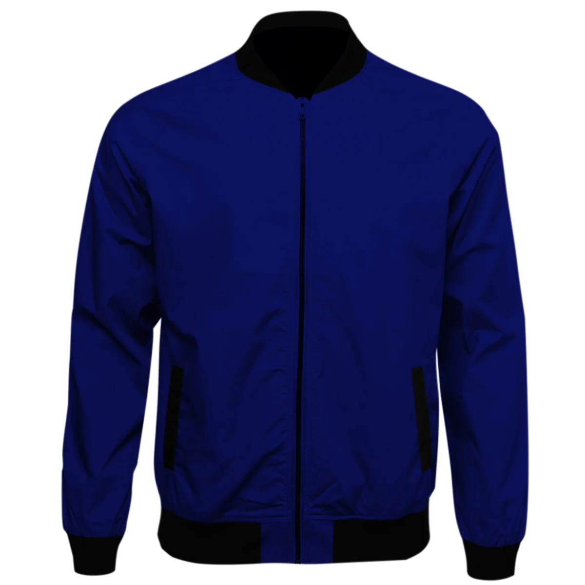 royal blue bomber jacket