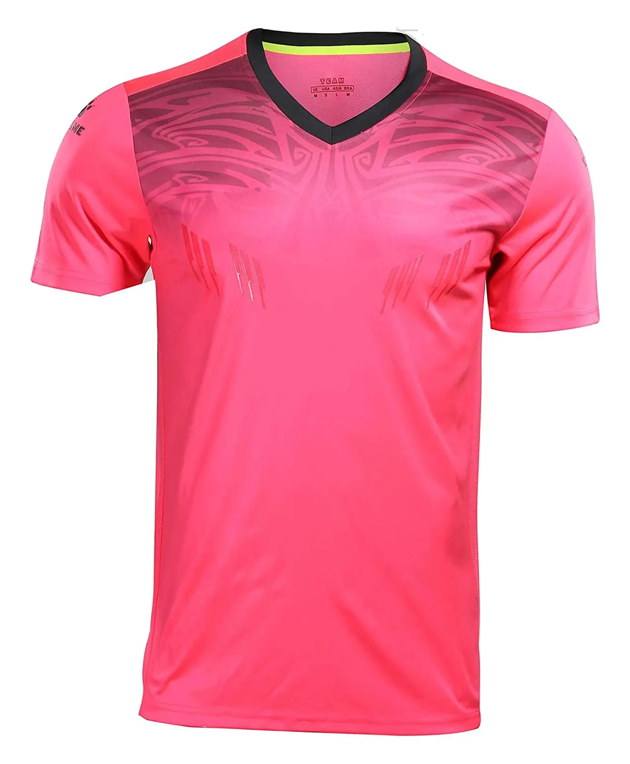 Shorts and Socks Pink Protection Pads on Shorts No Socks Goalkeeper Short Sleeve Shirt Uniform Bundle , X-Small Set Includes Jersey 