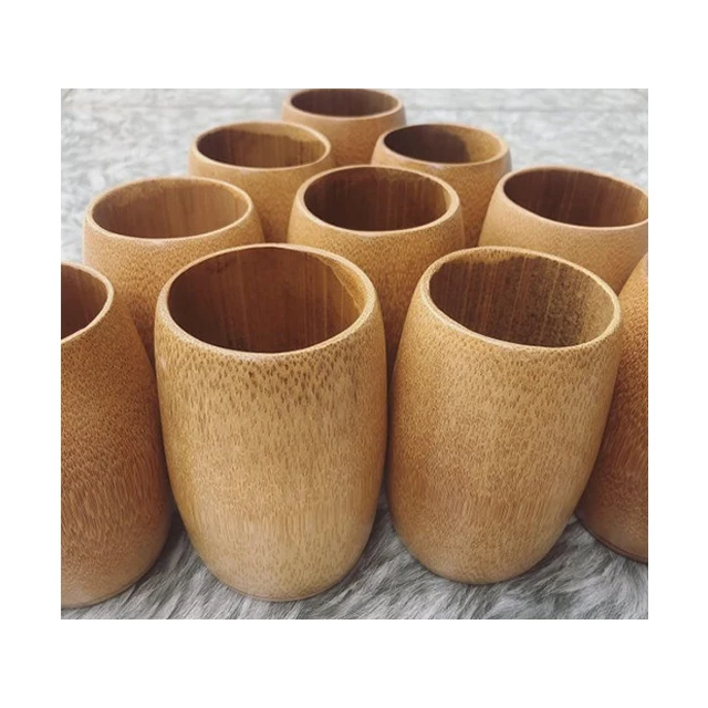 Natural Bamboo Cups - HALIGREEN VIETNAM made in Vietnam