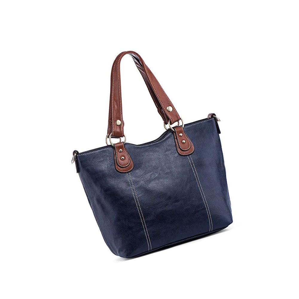 large soft leather tote bag