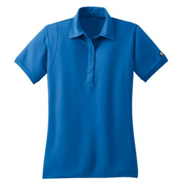 Solid Colors Women Cotton Polo Shirt 