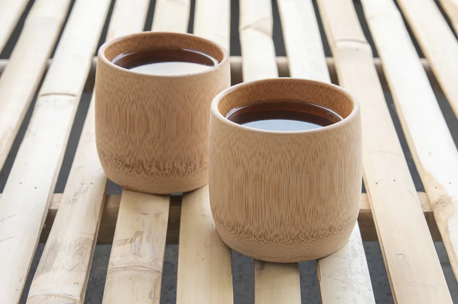 high quality bamboo fiber cup/ bamboo