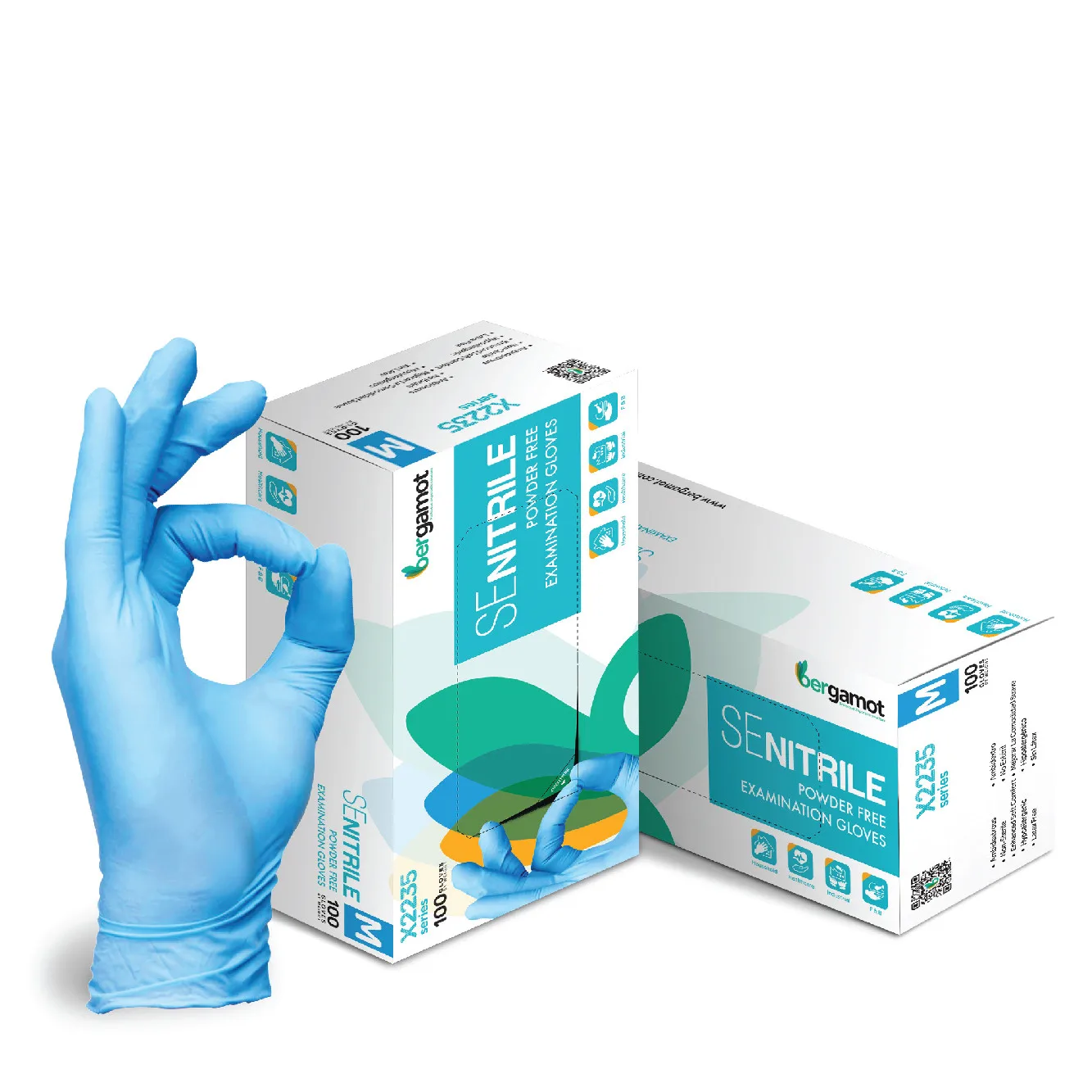 bergamot latex gloves