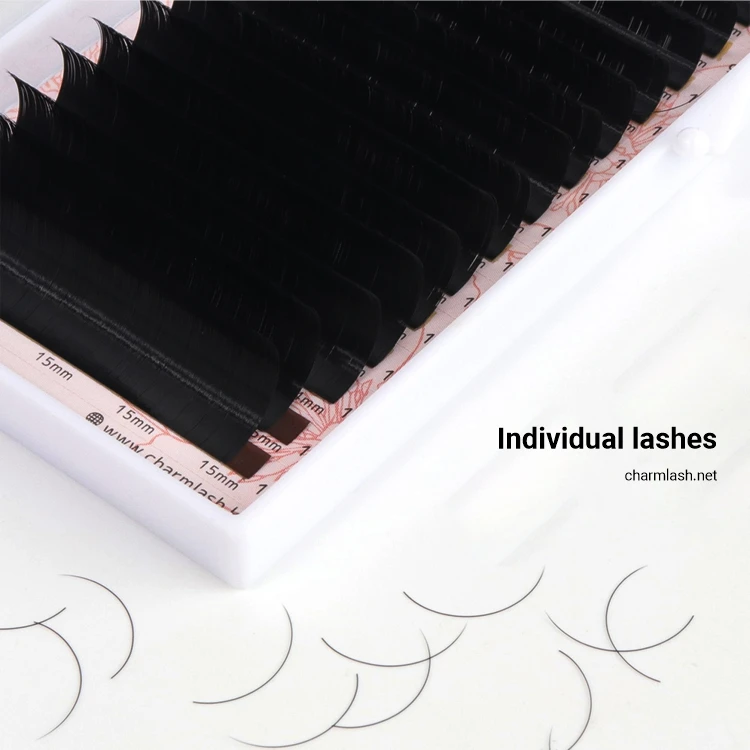 High Quality Korean Pbt Fiber Silk Lash Extensions Lightweight ...