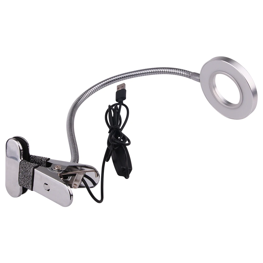 Высококачественный светильник для чтения изголовья кровати, 5 Вт, перезаряжаемый светильник для чтения с клипсой, мини-светильник для учебы