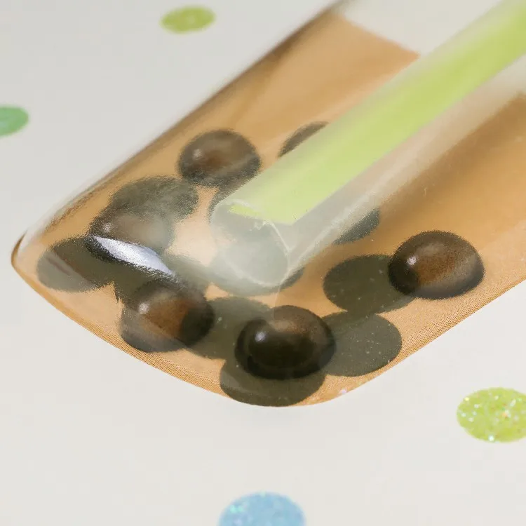 *[8] Classic Handmade Card Bubble Tea Birthday Greeting Card  Luxury Card