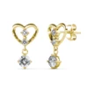 Brass 18k Yellow Gold Plated Girl Earrings