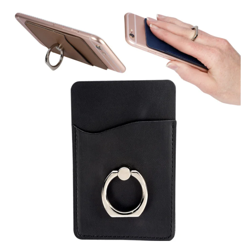 cell phone card sleeve Two) Secure Cell Phone Stick On Wallet Card Holder Phone Pocket for i –  CardlyWallet