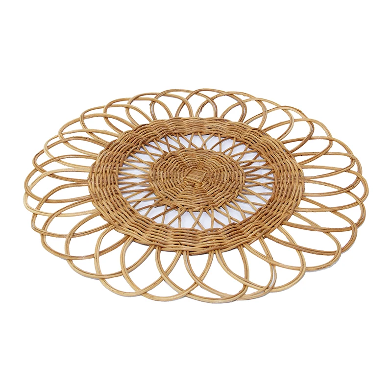 Round Weaving Bamboo High Quality Bread Storage Tray Basket Wholesale