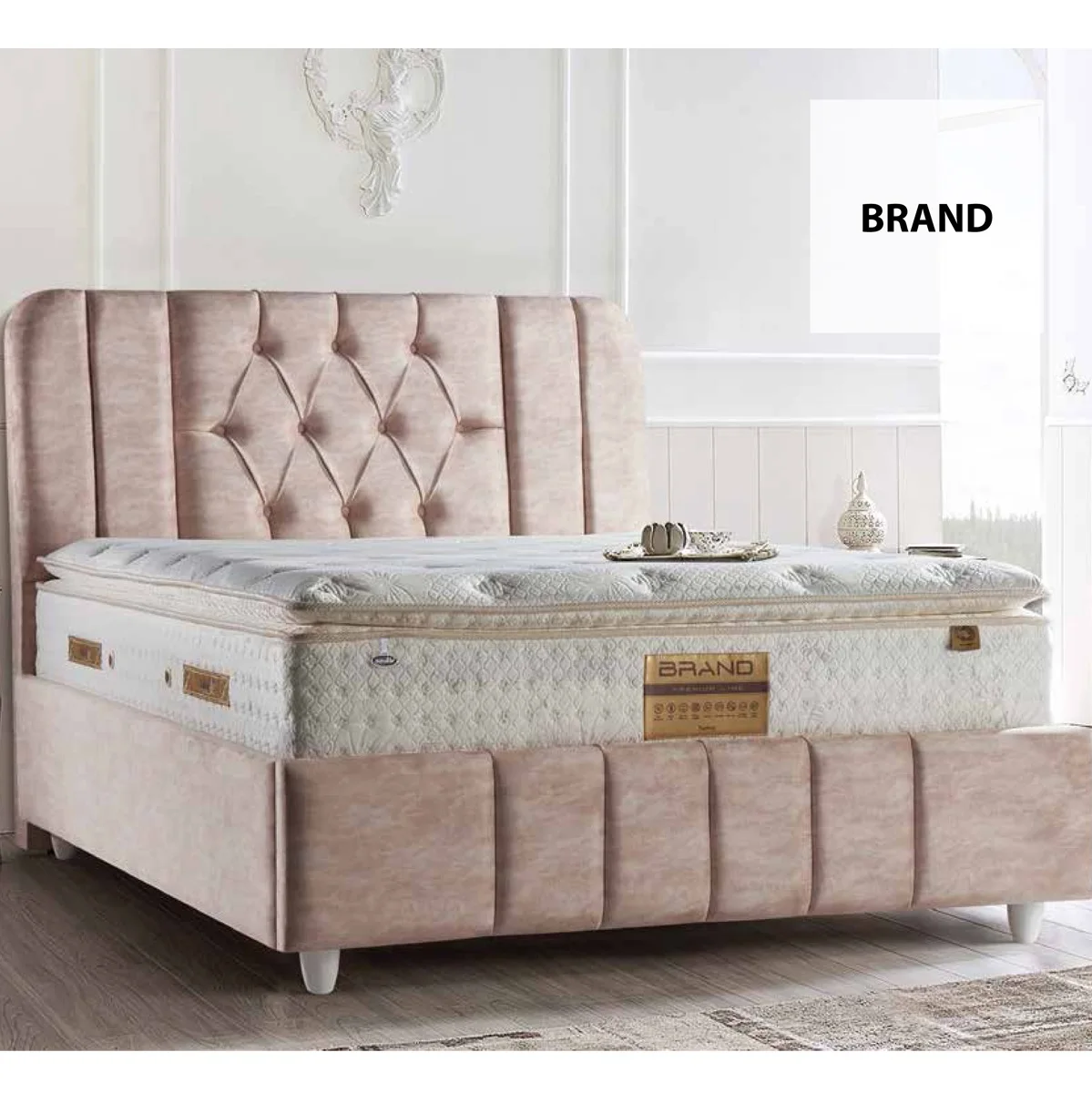 Мебель для дома отеля спальни оттоманка кровать с хранилищем подставка кровати скамейка матрас в рулоне вакуумная