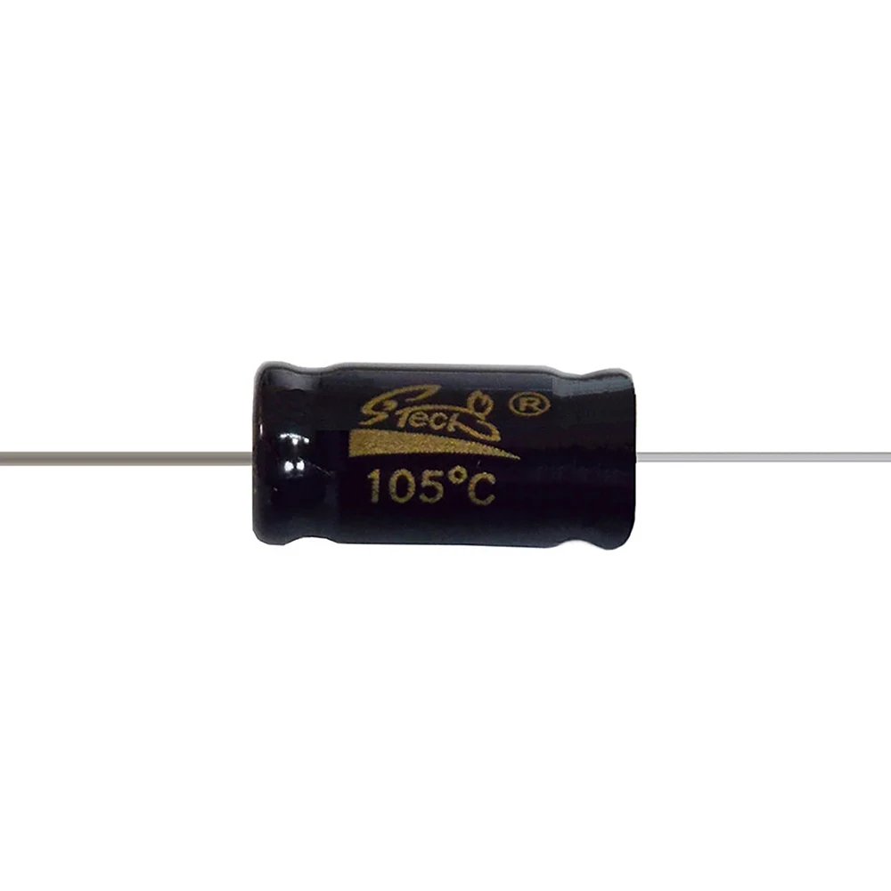 アキシャル電解コンデンサ非極性バイポーラー6.8UF 100V