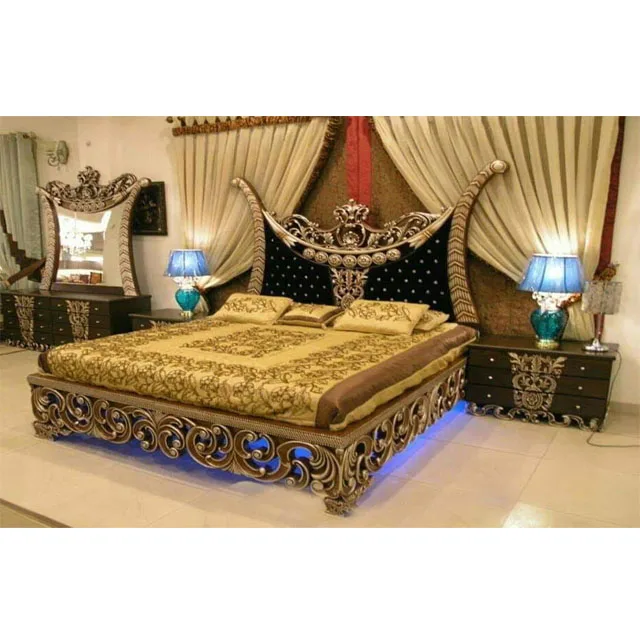 Unique French Style Antique Bedroom Furniture Luxury Teak Wood Bridal Bedroom Set European Italy Style Gorgeous Wooden Bedroom Buy Furniture Victorian Leather Tufted Headboard Bed Room Furniture Set Elegant Pearl Finish Bedroom Furniture