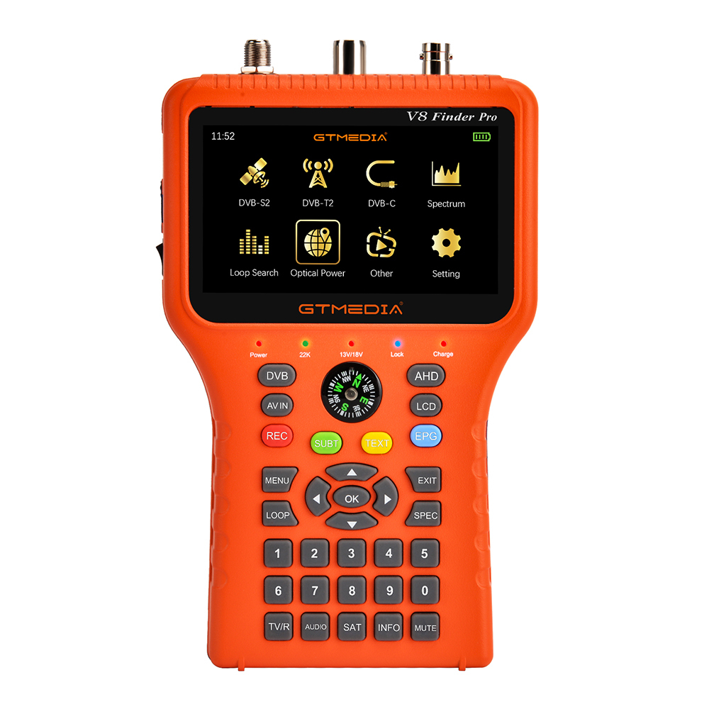 GTmedia V8 Finder DVB-S2 DVB-T2 DVB-C AHD спутниковый finder метр лучше satlink ws-6933 6906 6980 5150 gtemdia V8 Finder Pro