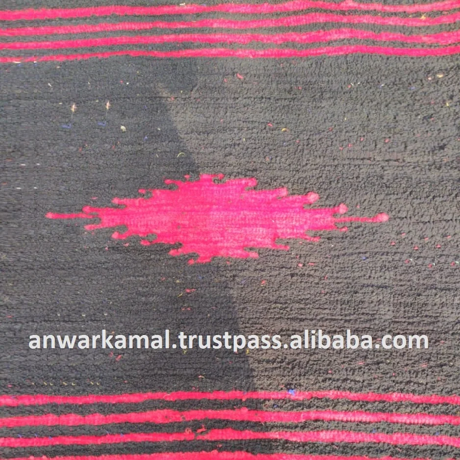 Indian Hand Woven Cotton Rag Rug Dari Living Room Garden Floor Bedroom