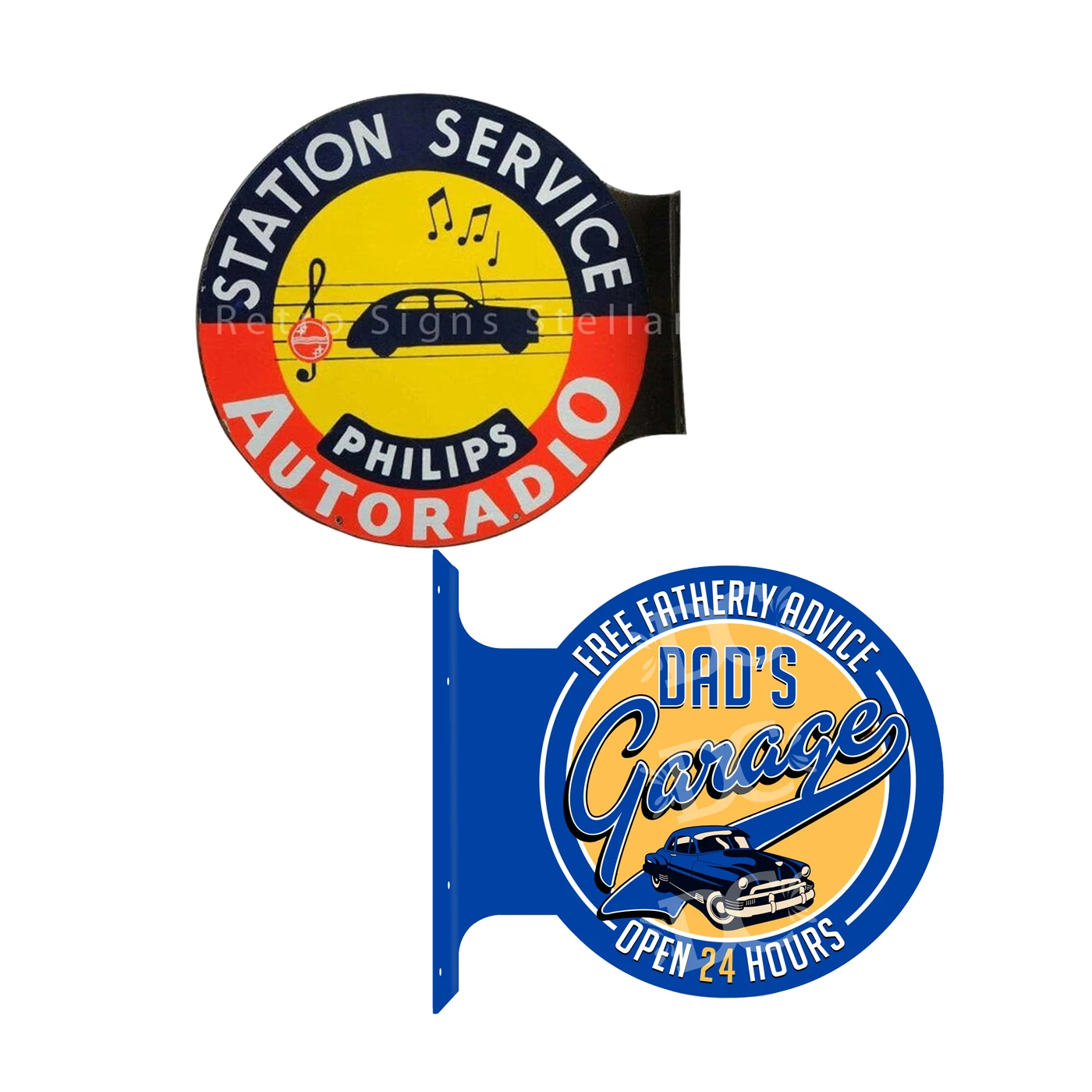 Reproduction Large Vintage Metal Garage Signs Porcelain Enameled Buy Large Vintage Metal