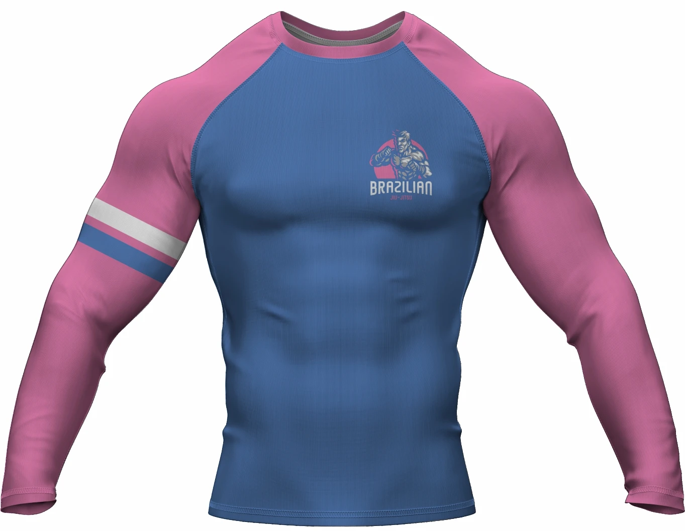 Men Long Sleeve Compression Rash Guard Shirt For Mma Bjj Wrestling
