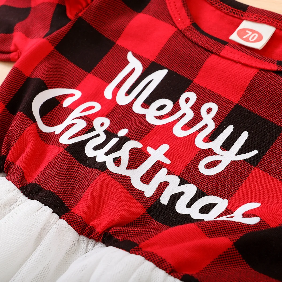 Оптовая продажа; Хлопковый Рождественский Повседневный Детский комплект для маленьких девочек; Рождественская одежда малышей; Платье