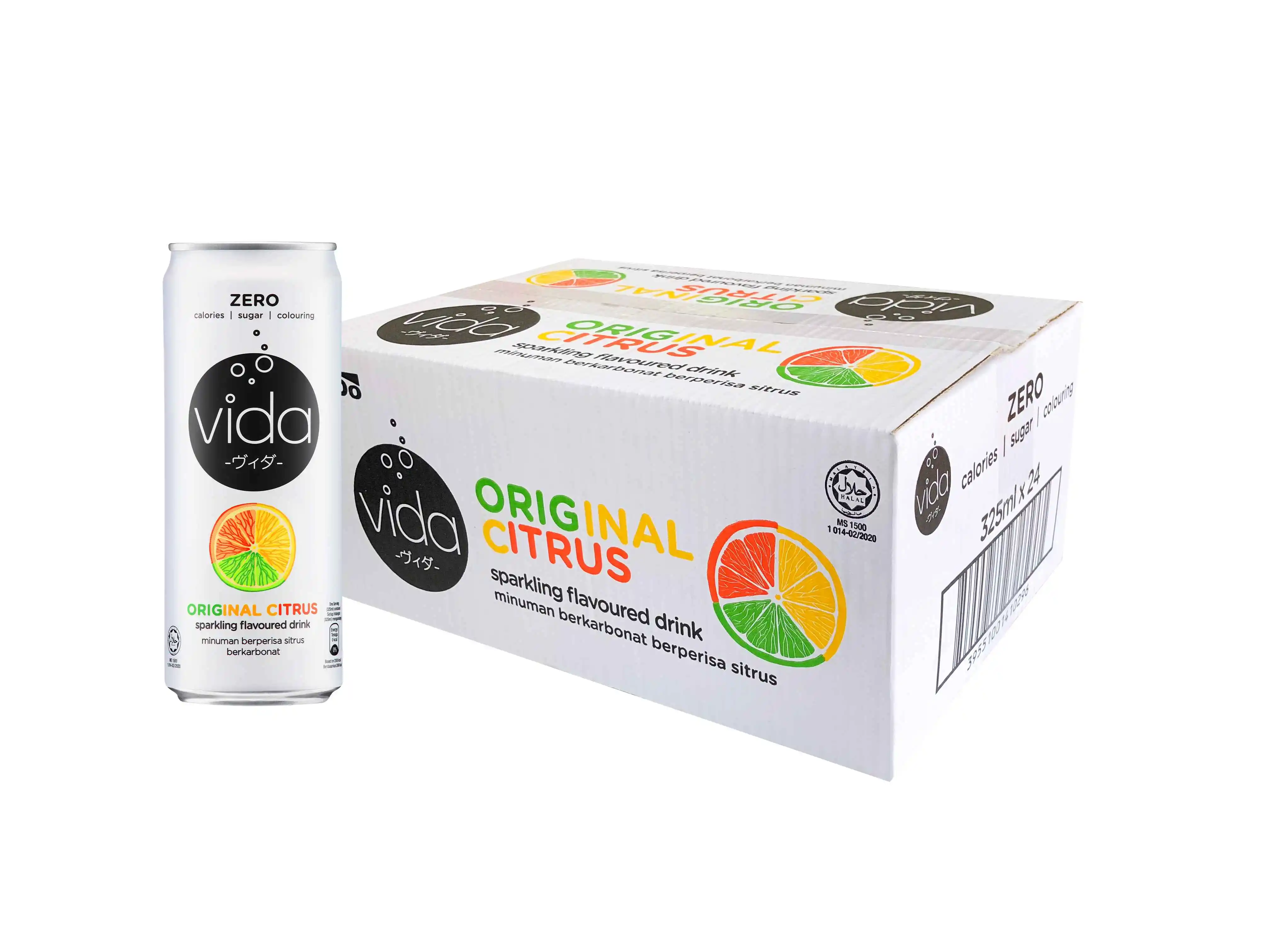 Original Citrus Soft Drink Healthier Choice Japanese Brand Zero Sugar