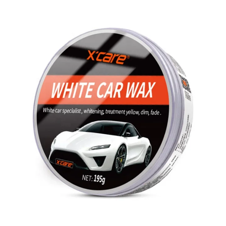 Белая автомобильная краска, восстанавливающий блеск, Сияющий Держатель, цветной выцветающий защитный полировочный воск 195 г