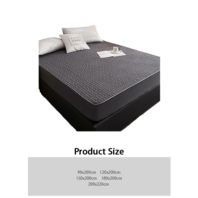 Polyester Elastic Mattress Protector Waterproof Bed Cover Mattress