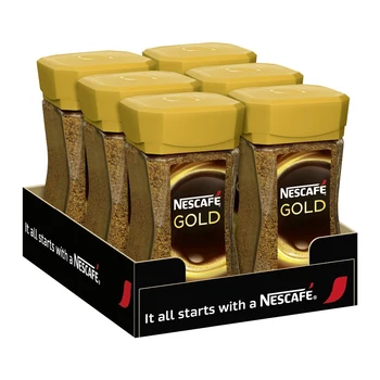 NESCAFE Gold Blend Black Instant Coffee, 200g, Wholesale Nescafe Gold 200 g