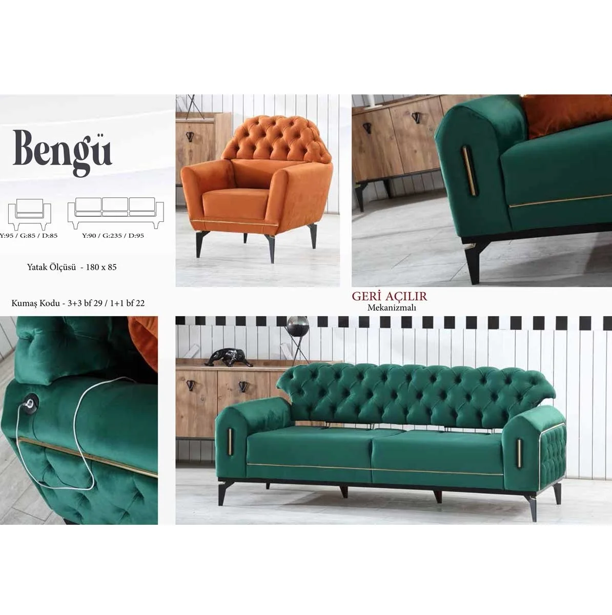 New Style Chesterfield Velvet Convertible Sleeper Sofa Traditional Home Furniture Tufted for Living Room Villa Cheap Plastic