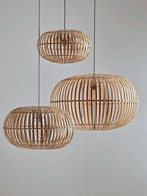 bamboo pendant lightshade