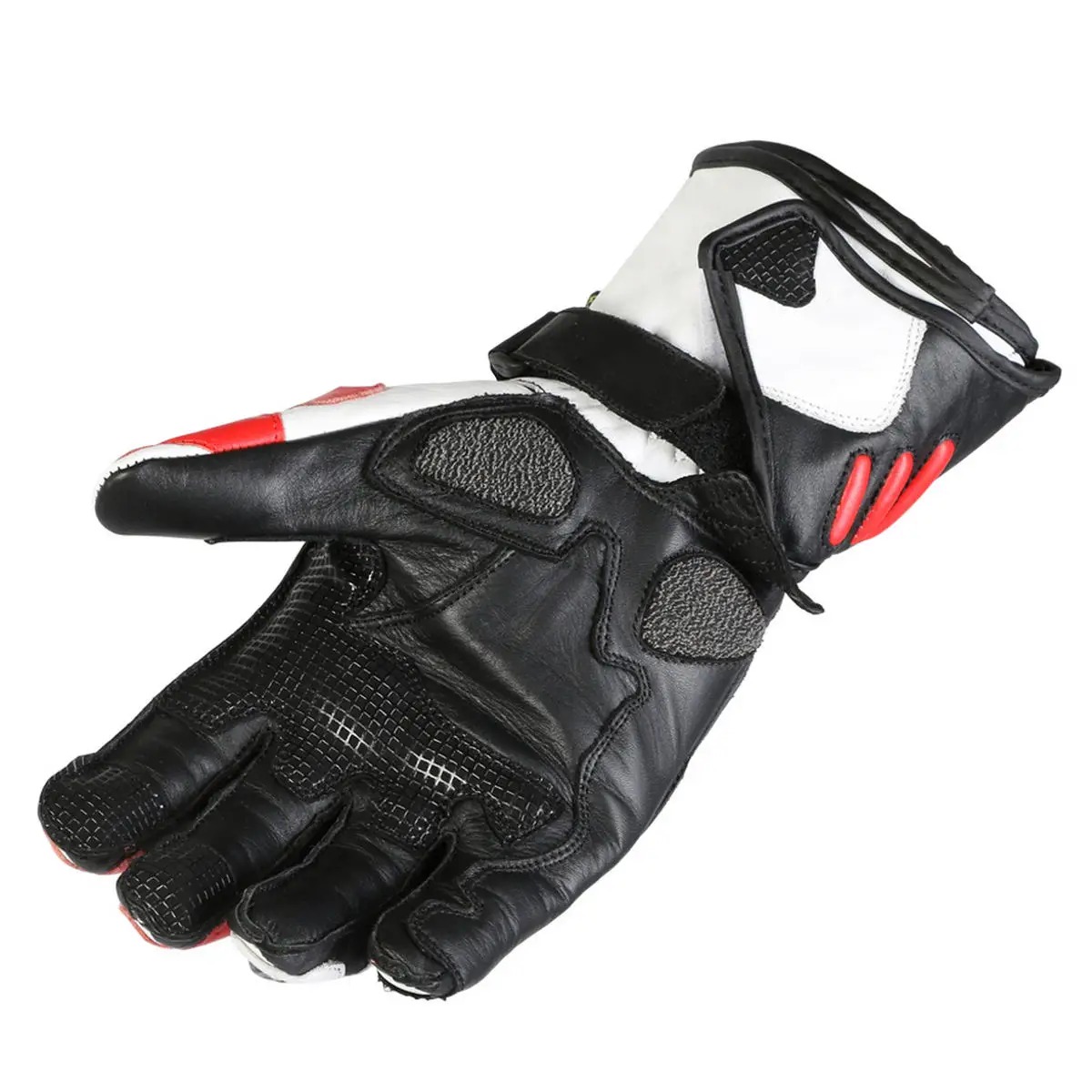 Кожаные перчатки Tex speed серые для мотоцикла защитные из воловьей