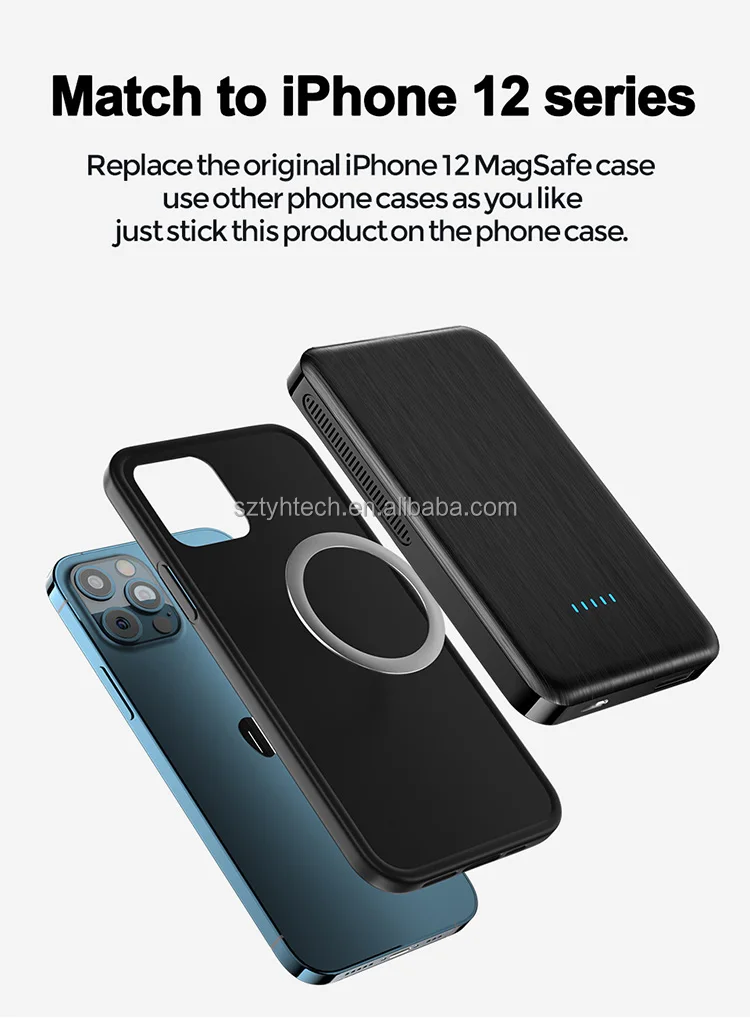 Tongyinhai magsafe accessories factory price Wireless magsafe magnetic powerbank portable charger power bank - ANKUX.COM