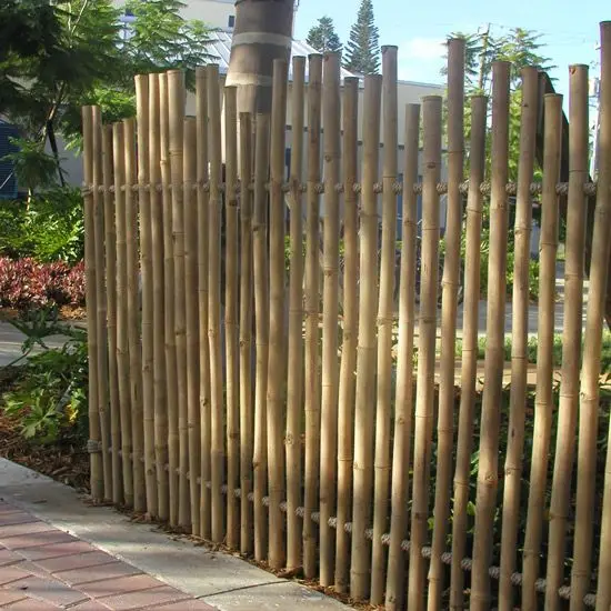 Split Bamboo Fence Roll Panels Garden Protection Fencing Panel Rolls ...