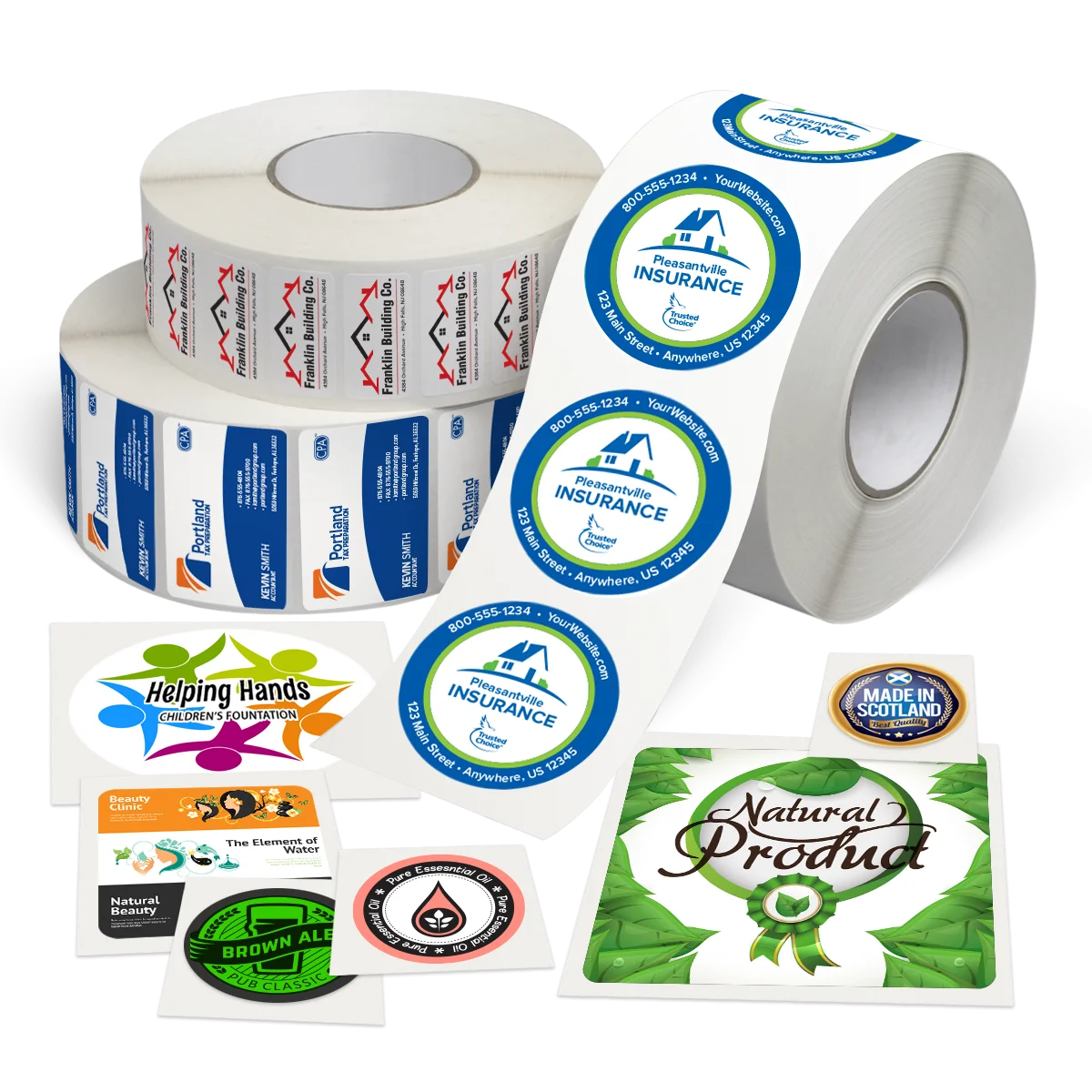 custom roll stickers cheap