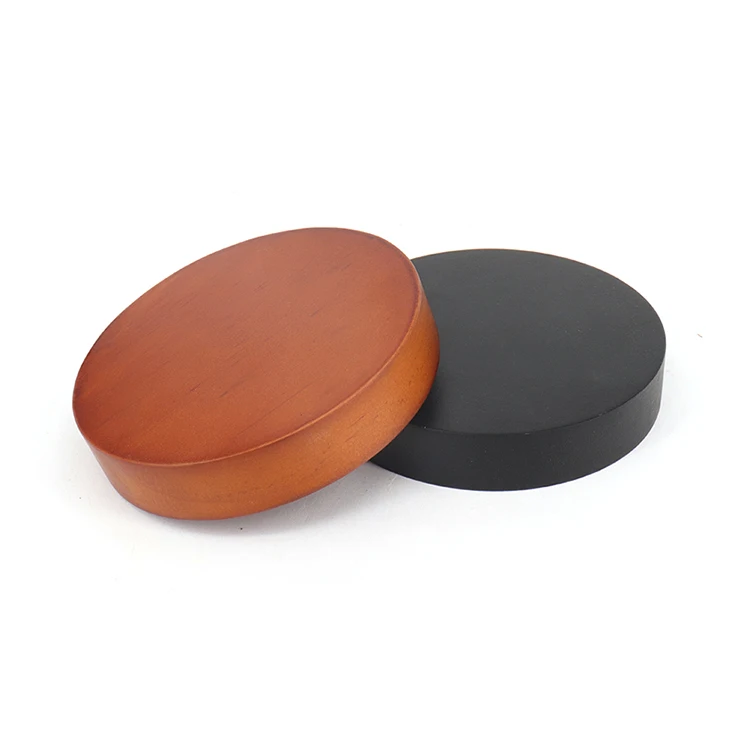 High Quality Factory Direct Custom Food Grade Wooden Material Bamboo Screw Cap Lids for Glass Spice Jar
