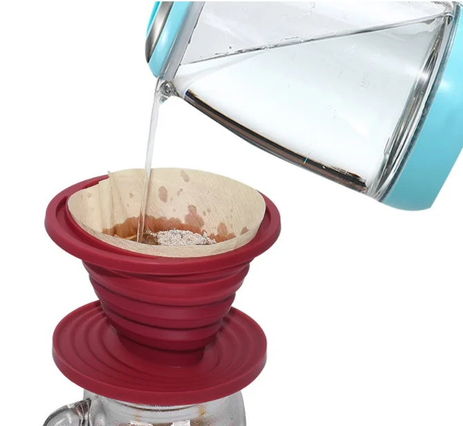Portable Homemade Coffee Filter Creative Funnel Cup Space Saving