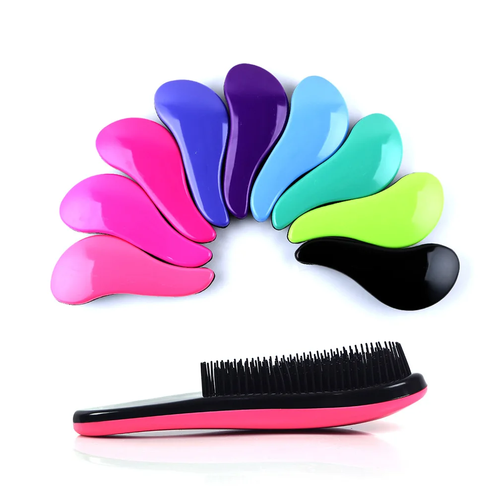 1pcs Plastic Cleaning Remover Handle Tangle Hair Brush Hair Care Salon  Styling Tool Hair Brush Combs