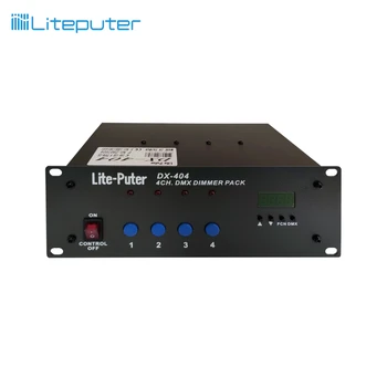 4 Channel DMX Dimmer Pack - Liteputer DX-404 - 1-Year Warranty