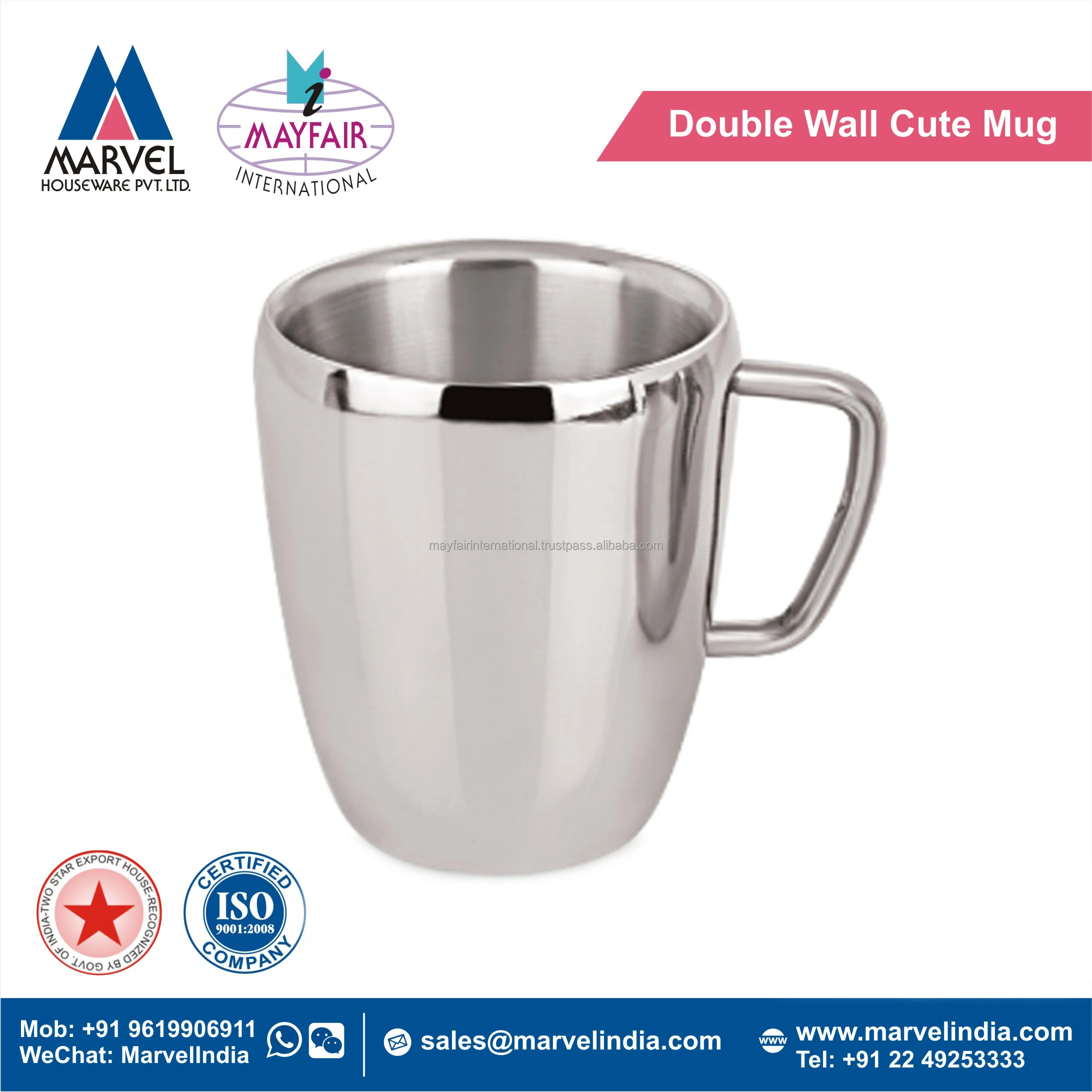 Stainless Steel Tea Cup - Stainless Steel Coffee Mug, Stainless Steel Tea  Cup Exporter, Stainless Steel Coffee Mug Supplier,India